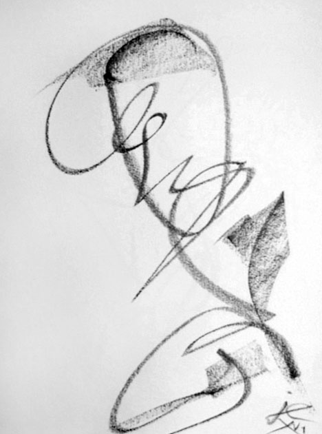 GraphicExpressionist.net, James Campbell, Drawing 21